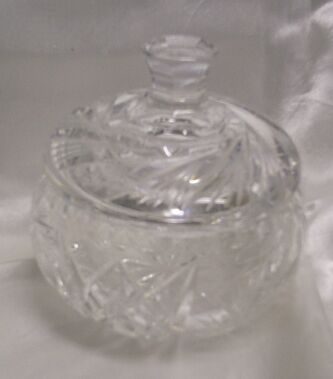 Glass Trinket Jar 