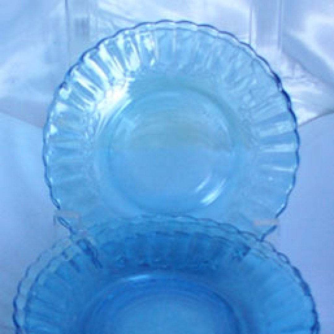 Set Of 6 Pale Blue Dessert Plates Always Treasured